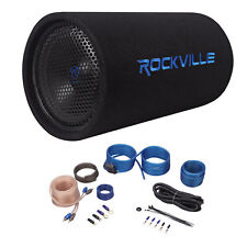 Rockville RTB10A 10" 500w powered subwoofer bass Tubo + Controle Remoto Bass + Amp Kit comprar usado  Enviando para Brazil