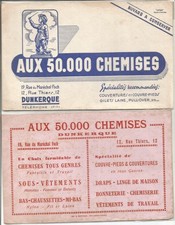 Buvard 50.000 chemises d'occasion Buvard 50.000 chemises d'occasion  Étrœungt