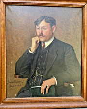 Portrait homme huile d'occasion  Allègre