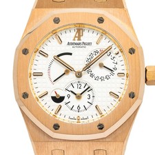 Audemars Piguet Royal Oak Dual Time 26120OR automático 18k RG mostrador branco masculino 39mm comprar usado  Enviando para Brazil