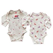 Carter's Bodysuits Bebês Meninas Tamanho 3M Manga Longa Conjunto de 2, usado comprar usado  Enviando para Brazil