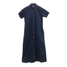 Vestido longo FWK ENGINEERED GARMENTS feito nos EUA manga curta 1 marinho feminino comprar usado  Enviando para Brazil