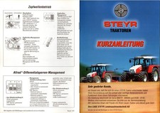 Steyr traktoren kurzanleitung gebraucht kaufen  Poing