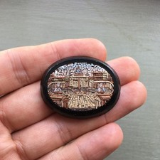 Lindo painel antigo vitoriano micro mosaico AF comprar usado  Enviando para Brazil