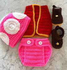 Conjunto de capa de fralda inspirada em Super Mario bebê rosa sapainha estrela crochê NE, usado comprar usado Conjunto de capa de fralda inspirada em Super Mario bebê rosa sapainha estrela crochê NE, usado comprar usado  Enviando para Brazil