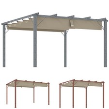 Outsunny Pergola Pawilon ogrodowy z podkładką magnetyczną, zadaszenie tarasu na sprzedaż  Wysyłka do Poland