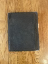 Bíblia de referência em corrente marginal Frank Charles Thompson 1917 couro KJV, usado comprar usado  Enviando para Brazil