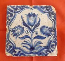 Antique delft tile for sale  RYDE