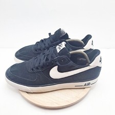 Tênis Nike Air Force 1 baixo de lona preto casual tamanho 8.5 comprar usado  Enviando para Brazil