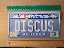 License plate colorado d'occasion  Expédié en Belgium