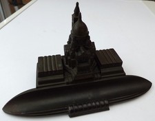 Metal souvenir inkwell for sale  PEMBROKE DOCK
