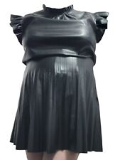 Black pvc skirt for sale  BOOTLE