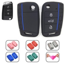 Capa silicone chave de carro para VW Polo Skoda Seat Karoq Golf Tiguan Tiguan, usado comprar usado  Enviando para Brazil