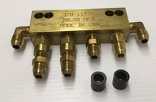 Válvula colectora de aire de latón Milco 370-11775 con espaciadores y accesorios de 5/8" conectados  segunda mano  Embacar hacia Mexico