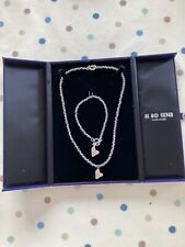 Silver necklace bracelet for sale  TIVERTON