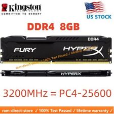 HyperX FURY DDR4 8GB 3200MHz PC4-25600 Desktop RAM Memória DIMM 288PINS 1x 8GB comprar usado  Enviando para Brazil