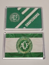 Associação Chapecoense de Futebol FC ímã de geladeira acrílico conjunto de 2 Brasil , usado comprar usado  Enviando para Brazil