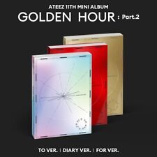 ATEEZ GOLDEN HOUR : PART.2 11th Mini Album CD+Photo Book+5 Card+Poster+etc+GIFT comprar usado  Enviando para Brazil