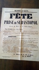 Rarissime affiche agen d'occasion  Pradines