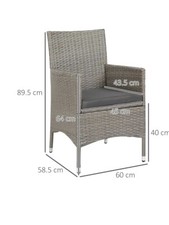 Outsunny armchair dining for sale  BIRMINGHAM