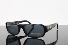 Óculos de sol masculino Harley Davidson HDX801-BLK3 preto 55mm logotipo lente azul, usado comprar usado  Enviando para Brazil