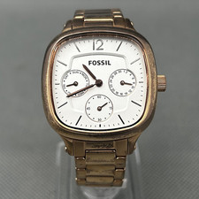 Fossil Zegarek damski ES-2855 Różowe złoto S.Steel Chrono Damski ES2855 Nowa bateria na sprzedaż  Wysyłka do Poland