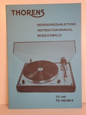 Mode emploi thorens d'occasion  Paris XVIII