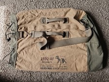 Bolsa de viagem Abercrombie de lona academia viagem militar zíper cáqui desgastado vintage (J4, usado comprar usado Bolsa de viagem Abercrombie de lona academia viagem militar zíper cáqui desgastado vintage (J4, usado comprar usado  Enviando para Brazil