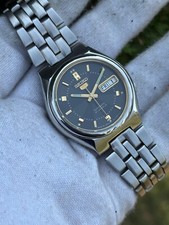 Vintage Seiko 5 Relógio Automático Masculino 21 Joias Dia/Data Preto Dail 7s26 Japão, usado comprar usado  Enviando para Brazil