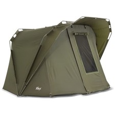 Lucx® Bivvy Angelzelt Karpfenzelt 1 - 2 Man Carp Fishing Tent Anglerzelt  "Coon" gebraucht kaufen  Deutschland