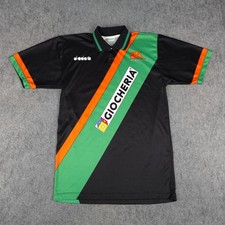 Vintage Venezia FC Jersey Męska duża koszulka piłkarska Diadora 1992 1993 Home AC na sprzedaż  Wysyłka do Poland