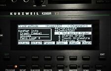 Tela de LED personalizada (negativa) Kurzweil K2000 K2000R K2000S K2VX K2000VP!  comprar usado  Enviando para Brazil
