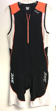 Usado, Terno de corrida Zoot Sports masculino logotipo XL triatlo preto ciclismo zíper frontal comprar usado  Enviando para Brazil
