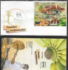 2019 COLÔMBIA, AMÉRICA UPAEP, ALIMENTOS TRADICIONAIS, BANANA, PANELA, FDC E FDB, usado comprar usado  Enviando para Brazil