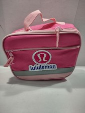 Lancheira Lululemons feita à mão novidade isolada náilon tamanho 9 x 9 nova rosa comprar usado  Enviando para Brazil