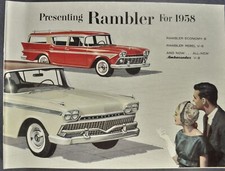 1958 rambler brochure for sale  Olympia