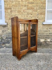 Antique glazed bookcase for sale  BEDFORD