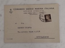 Cartolina militare comando usato  Castiglione d'Adda