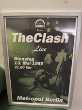 Clash framed poster for sale  LEAMINGTON SPA