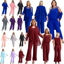 Damen chiffon hosenanzug gebraucht kaufen  Bremen