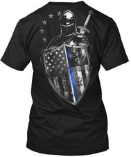 Usado, Camiseta Knight Thin Blue Line feita nos EUA tamanho P a 5XL comprar usado Usado, Camiseta Knight Thin Blue Line feita nos EUA tamanho P a 5XL comprar usado  Enviando para Brazil