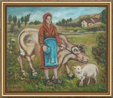 Arte naif contadina usato  Italia