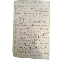 Edwardian handwritten poem for sale  NEWTOWN