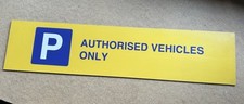 Authorised vehicles parking for sale  ROBERTSBRIDGE
