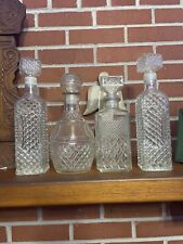 bottles decanter vintage 4 for sale  West Blocton