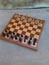 Reise schachspiel holz gebraucht kaufen  Hennef