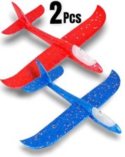 2x Avião Infantil Presente Espuma Planador Mosca Aeromodelo Espuma Avião Arremesso de Mão Avião, usado comprar usado  Enviando para Brazil