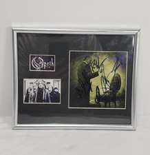 Peça de exibição OPETH assinada emoldurada e fosca 8x10 apresentando: CAPA DE CD AUTOGRAFADA comprar usado  Enviando para Brazil