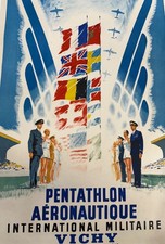 Aviation affiche pentathlon d'occasion Aviation affiche pentathlon d'occasion  Lorient