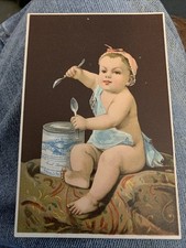 (A) Cartão comercial vintage Gail Borden Eagle marca leite condensado comprar usado  Enviando para Brazil